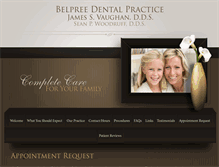 Tablet Screenshot of deanarmstrongdds.com